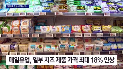 원재료 값 뚝뚝 떨어지는데…제품 가격 오른 ‘치즈·커피’