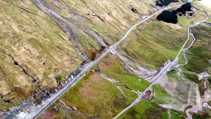 A83 road at Rest & Be Thankful