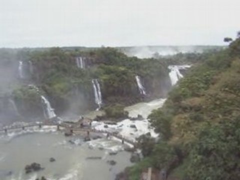 les Chutes d'Iguazu vues du côté brésilien
