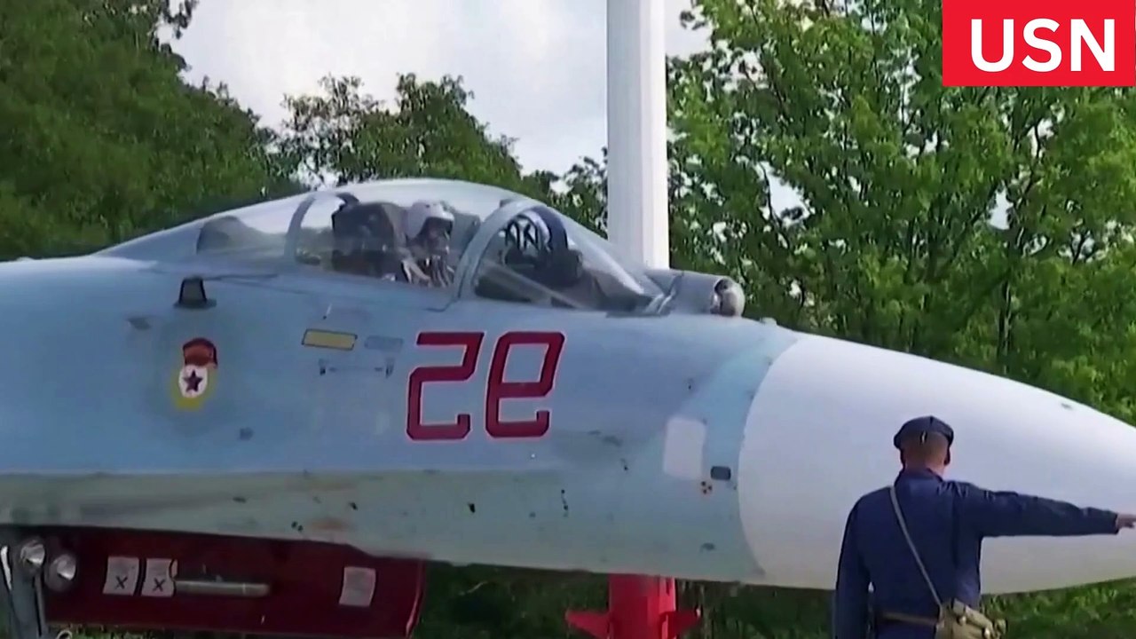 Russian fighter aircraft hold combat drills over Baltic Sea video