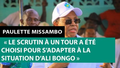 [#Reportage] Paulette Missambo : « le scrutin à un tour a été choisi pour s’adapter à la situation d’Ali Bongo »