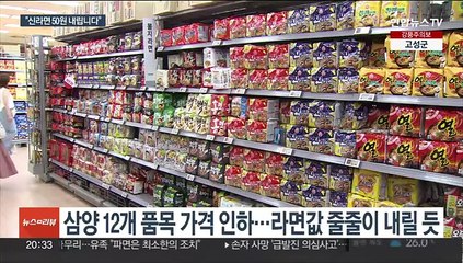 정부 압박에 백기 든 라면업계…빵·아이스크림은?