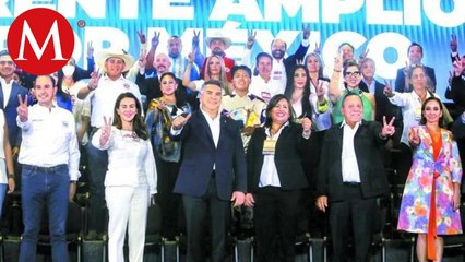 Alzan la mano Creel, Gurría y Silvano, Lilly y Xóchitl lo piensan