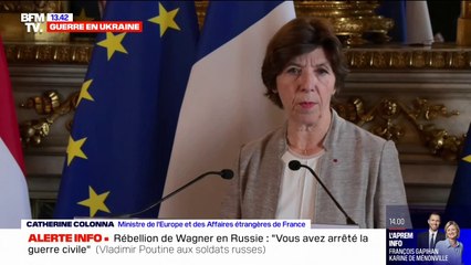 Guerre en Ukraine: pour Catherine Colonna, "la Russie a échoué"