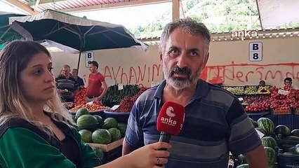 Artvin'in Borçka ilçesinde pazar fiyatları yüksek, işler kötü
