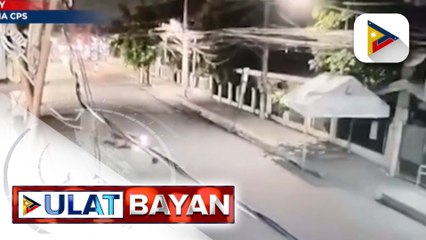 Holdaper na tumatakas sa mga pulis, tumilapon mula sa sinasakyang motorsiklo