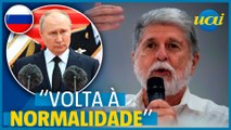 Celso Amorim: 'Não interessa a ninguém a Rússia debilitada'