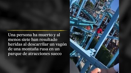 El accidente de una montaña rusa provoca una muerte y varios heridos en Suecia