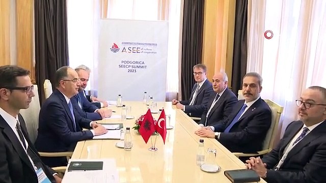 Bakan Fidan, Arnavutluk Cumhurbaşkanı Begaj ile görüştü