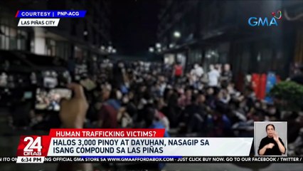 Halos 3,000 Pinoy at dayuhan, nasagip sa isang compound sa Las Piñas | 24 Oras