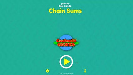 Chain Sums Walkthrough