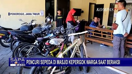 Maling Sepeda Kepergok Warga saat Beraksi, 6 Sepeda Hasil Curian Disita Polisi
