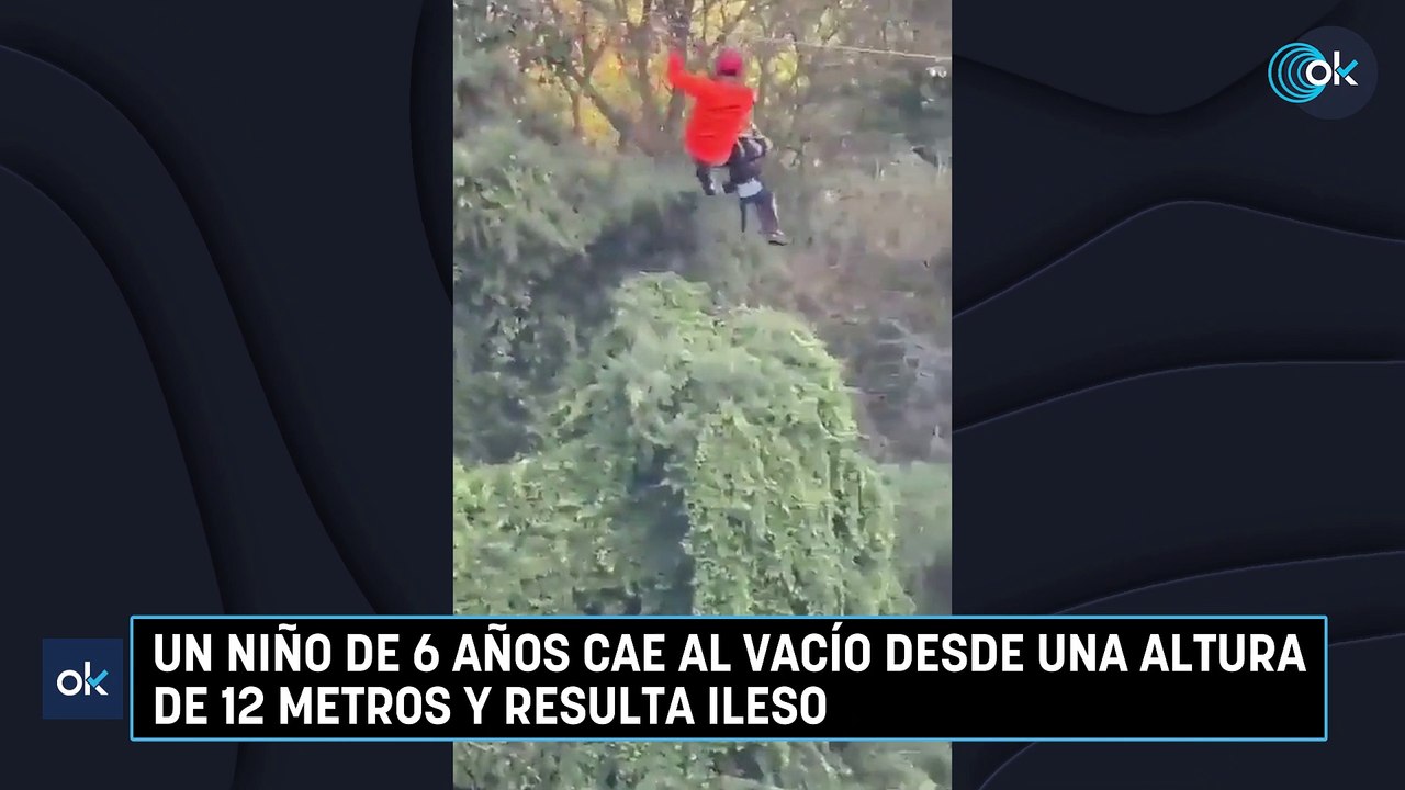 Un niño de 6 años cae al vacío desde una altura de 12 metros y resulta ...