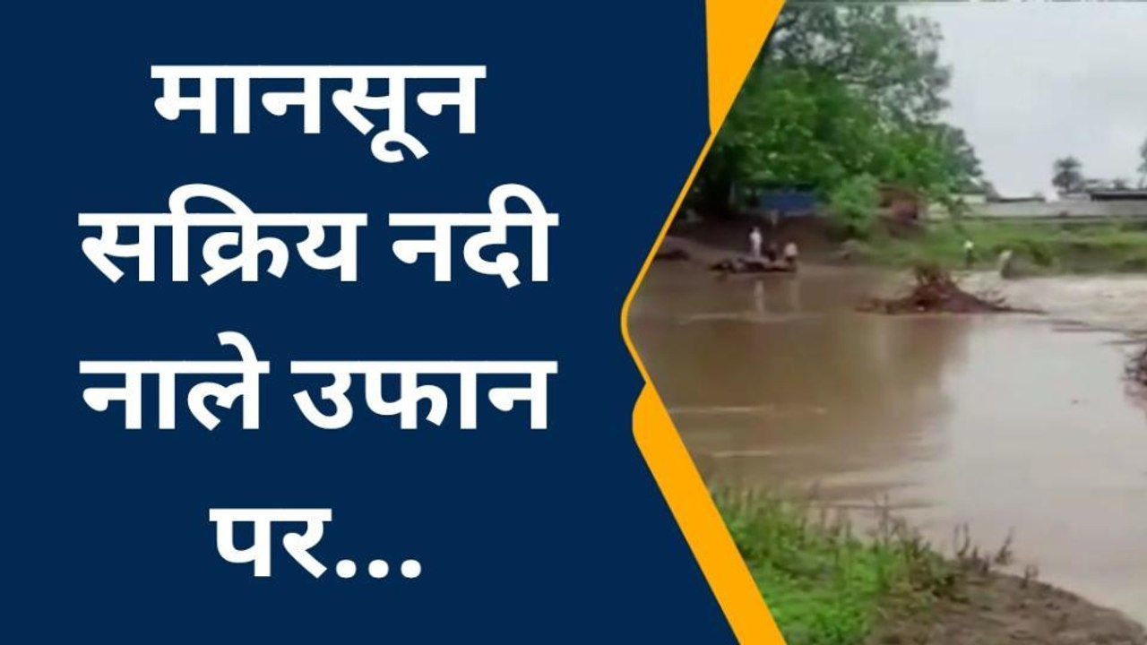 सागर : जिले में मानसून सक्रिय ,नदी नाले उफान पर, मार्ग बंद
