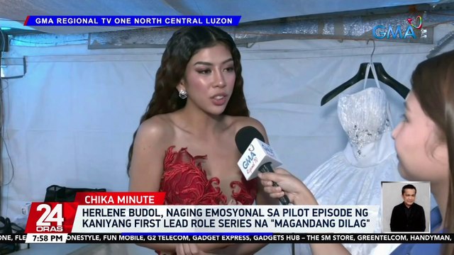 Herlene Budol, naging emosyonal sa pilot episode ng kaniyang first lead role series na Magandang Dilag | 24 Oras