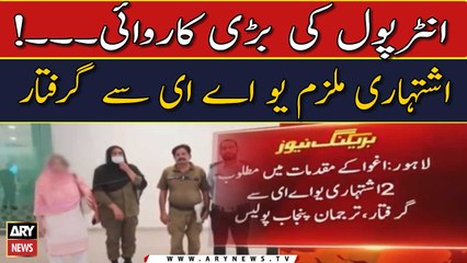 Interpol arrested 2 highly wanted kidnappers in UAE