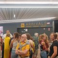 250 fans pour accueillir les Belgian Cats à l'aéroport lors de leur retour en Belgique