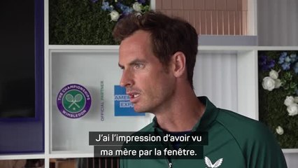 Wimbledon - Quand Murray pense apercevoir sa mère en pleine interview