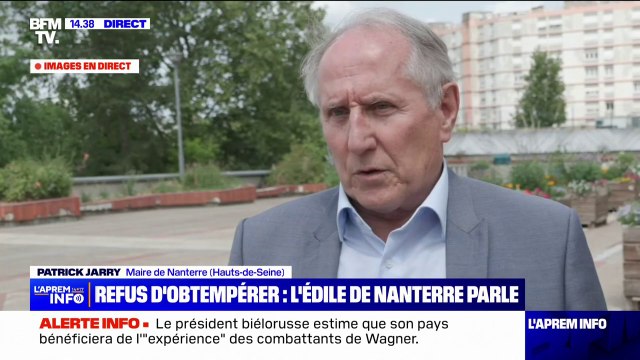 Patrick Jarry, maire de Nanterre, sur la mort d'un mineur lors d'un refus d'obtempérer: On veut toute la vérité et vite