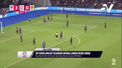 Arif Aiman watak penting kemenangan JDT ke atas Selangor di Piala FA