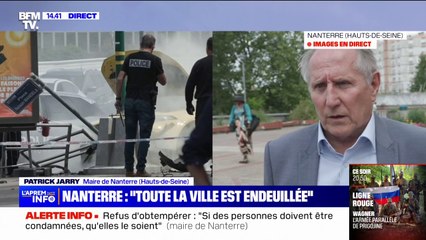 Mineur tué lors d'un refus d'obtempérer: "Si des gens doivent être condamnés, qu'ils le soient', déclare Patrick Jarry, maire de Nanterre