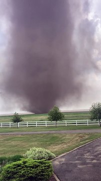 Landspout Tornado in Alberta Canada
