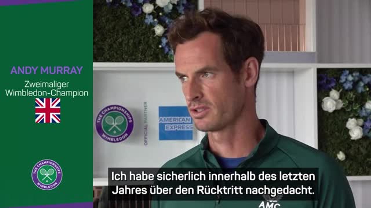 Murray: 'Habe über Rücktritt nachgedacht'