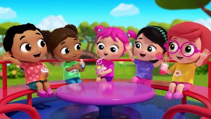 Princess Jill's Cupcake Party!  Girls Playtime at the Park  Little Angel And Friends Kid Songs