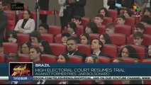 Brazil's Superior Electoral Court resumes trial of former president Jair Bolsonaro