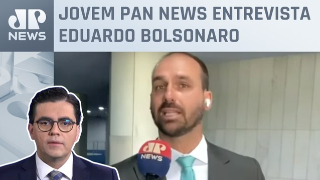 “Há esperança”, diz Eduardo Bolsonaro sobre julgamento de Jair Bolsonaro no TSE