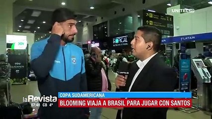 Blooming rumbo a San Pablo para jugar con Santos