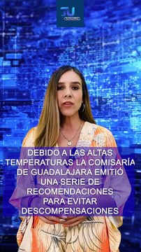 Debido a las altas temperaturas, la Comisaría de Guadalajara emitió recomendaciones para los visitantes a la barranca de Huentitán #TuNotiReel