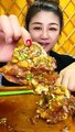 ASMR Mukbang Chinese Eating Challenge Mongol Food  eat foods #chinesefood