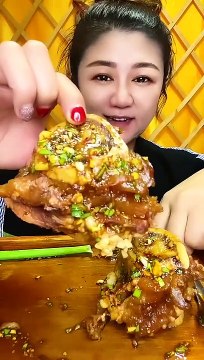 ASMR Mukbang Chinese Eating Challenge Mongol Food eat foods #chinesefood
