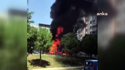 Buca’da çocuk parkı kundaklandı