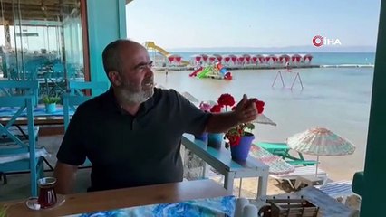 Denizde uyuyakalan vatandaşı kurtaran işletmeci anlattı