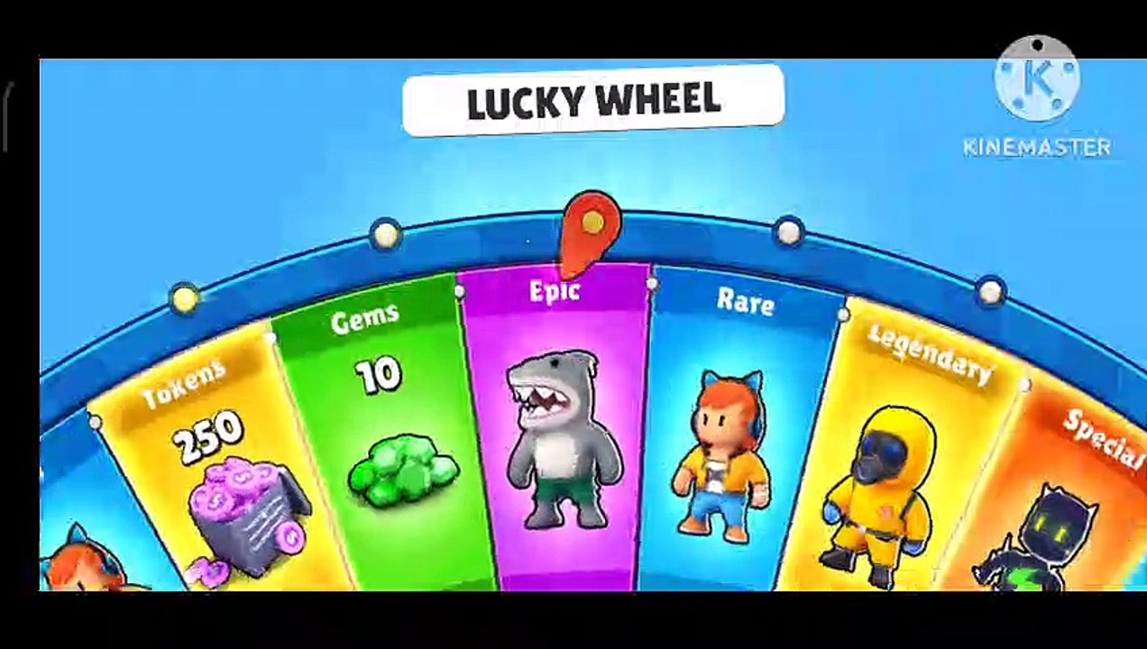 STUMBLE GUYS LUCKY WHEEL FUNNY MOMENT