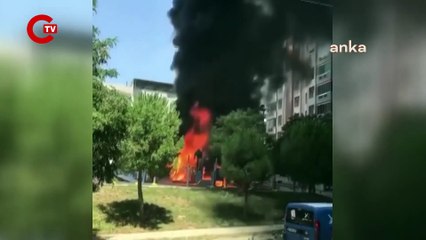 İzmir'de çocuk parkı kundaklandı