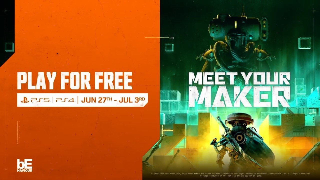 Meet Your Maker Free Trial Trailer PS