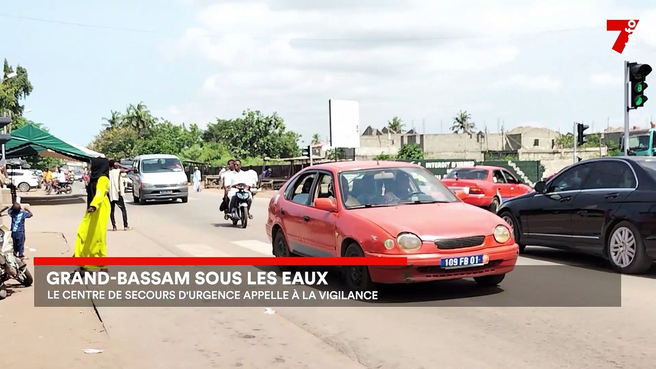 Saison des pluies : la ville de Grand-Bassam inondée
