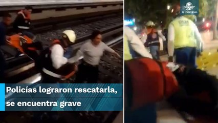 Sobrevive joven tras lanzarse a las vías del Metro Bellas Artes