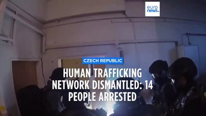Czech police arrest 14 people suspected of human trafficking