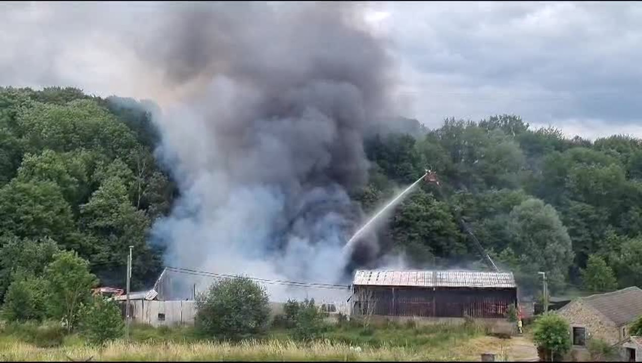 Incendie à Villers-le-Temple