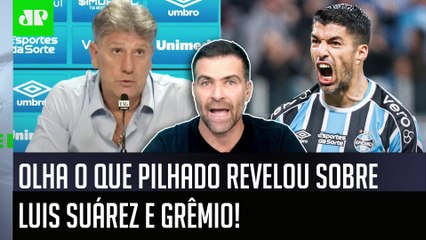 "A INFORMAÇÃO que EU ACABEI DE RECEBER é que o Luis Suárez..." OLHA o que Pilhado FALOU do Grêmio!