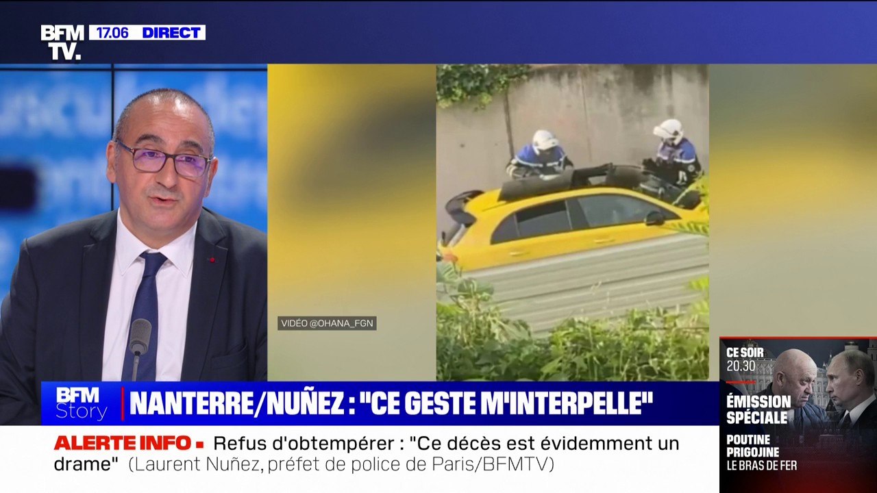 Refus d’obtempérer à Nanterre: "Un dispositif de sécurisation a été mis en place et le restera le temps qu'il faudra sur Nanterre", explique Laurent Nuñez