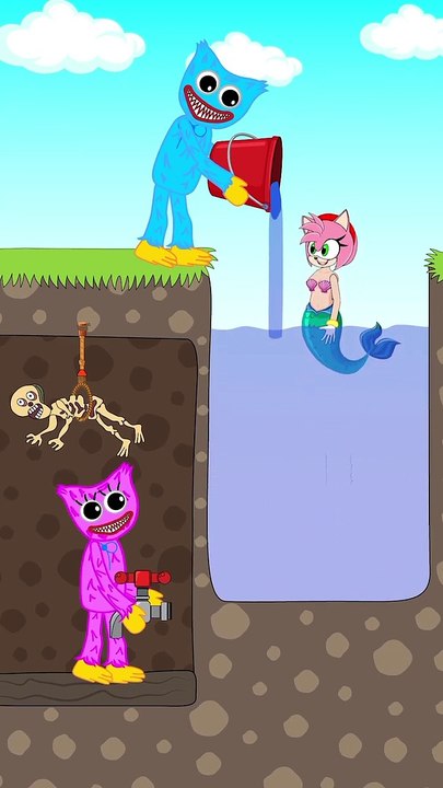 (2) Top 2 New Huggy Wuggy and Kissy Missy Funny Animations  #shorts #animation #story