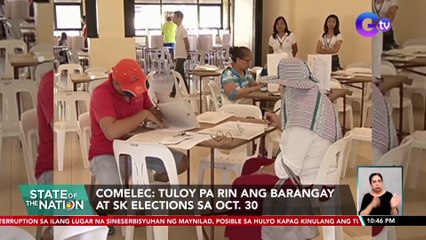 Batas na nagpapaliban sa Barangay at Sangguniang Kabataan Elections, idineklara ng Korte Suprema na labag sa konstitusyon | SONA