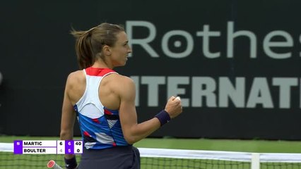 Eastbourne - Martic domine Boulter pour filer en 8es de finale