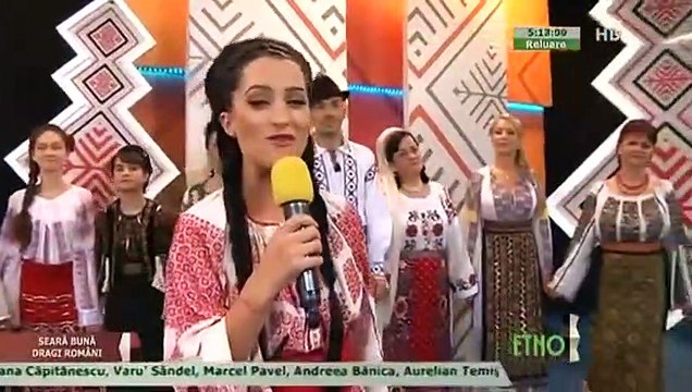 Adriana Deaconu - Am plecat seara pe vale (Seara buna, dragi romani! - 01.07.2015) ETNO TV -