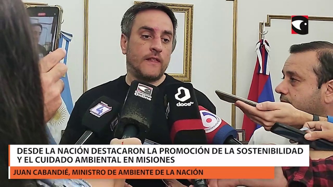 El Ministro de Ambiente de la Nación destacó la visión de Misiones en la lucha contra los incendios forestales, la promoción de la sostenibilidad y la importancia de la ley de Bioinsumos